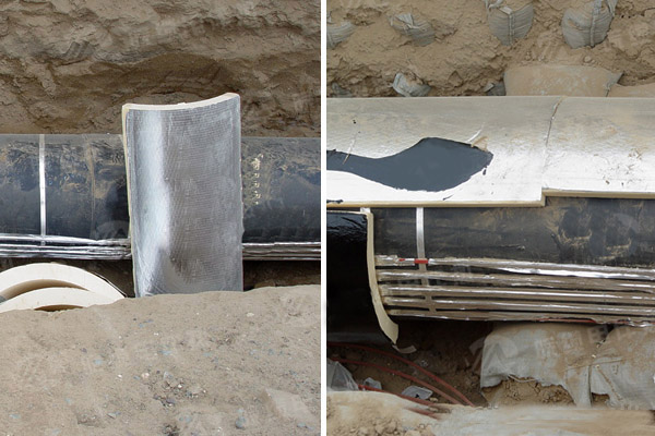 管道電伴熱系統(tǒng)外保溫層的安裝應(yīng)該注意哪些方面