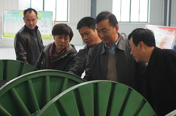 滁州市經(jīng)信委領(lǐng)導(dǎo)來安邦集團調(diào)研新項目建設(shè)情況(圖2)