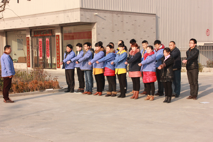 安邦集團(tuán)員工晨操軍訓(xùn)活動(圖2)